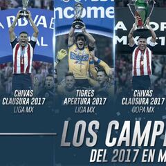 Todos los campeones del fútbol mexicano en 2017