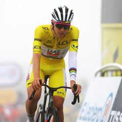 Pogacar se redime con un nuevo récord en el Col de la Loze y la Madeleine