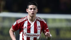 James Rodríguez buscará en Olympiacos mejorar los inicios que tuvo con Everton y Al Rayyan.