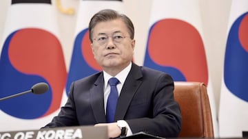 Moon Jae In, presidente de Corea del Sur.