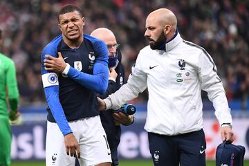 Lesión de Kylyan Mbappé.