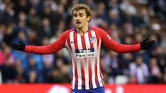 Griezmann, durante el Valladolid-Atl&eacute;tico