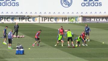 El Madrid ya se entrena con la mente puesta en el Valencia