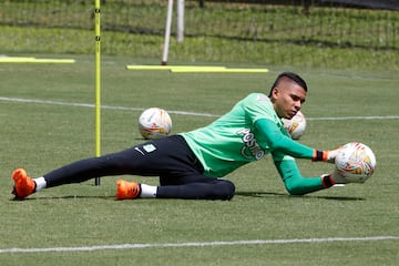 Imágenes del entrenamiento de Atlético Nacional.