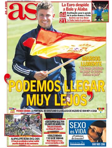 Las portadas de AS de junio