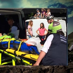 Dura caída de Matti Breschel, que abandona el Tour