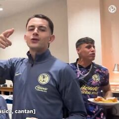 Jugadores del América cantando ‘Mi Mayor Anhelo’ de Banda MS, es lo que tienes que ver hoy