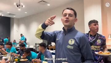 Jugadores del América cantando ‘Mi Mayor Anhelo’ de Banda MS, es lo que tienes que ver hoy