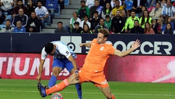 26/10/19 PARTIDO SEGUNDA DIVISION
 MALAGA - OVIEDO
 GOL 1-0 ANTO&Ntilde;IN