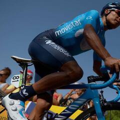 Nairo, Rigo y 'Supermán', en el top 10 de la Vuelta a España