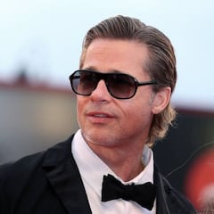 Why does Brad Pitt have sculptures he created on display in Finland exhibition?