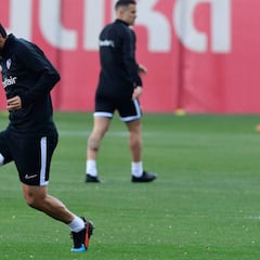Nolito toca balón y encara la recta final de su recuperación