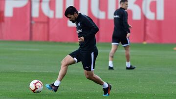 Nolito toca balón y encara la recta final de su recuperación