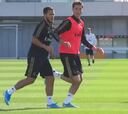Hazard y James, a tope en el último entrenamiento