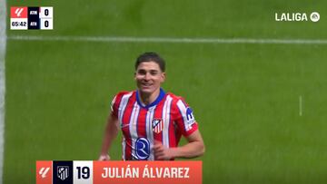 Una araña para soñar con LaLiga: sublime definición de Julián Alvarez