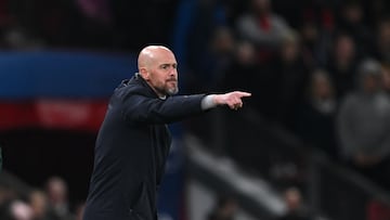 Eric Ten Hag, en el duelo del pasado martes contra el Copenhague