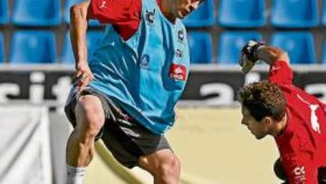 <b>RECUPERADO. </b>El delantero Nino, salvo sorpresa mayúscula, estará el sábado a disposición del técnico José Luis Oltra.