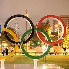 Which color represents each continent in the Olympics rings?
