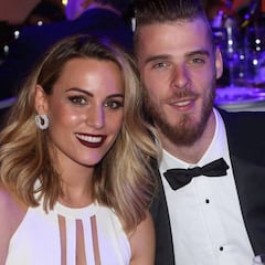 Edurné brilló en la cena del Manchester United