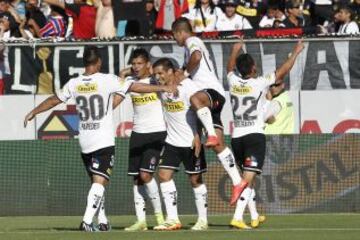 Colo Colo no tuvo problemas para golear a Cobreloa, en el Monumental.
