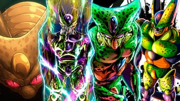 Toas las transformaciones de Célula (Cell) en 'Dragon Ball'