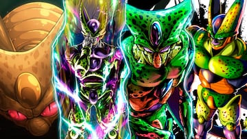 Toas las transformaciones de Célula (Cell) en 'Dragon Ball'