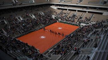 Imagen de la pista Philippe Chatrier de Roland Garros.