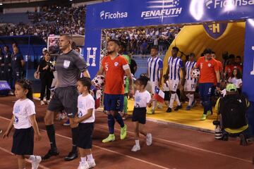 Las mejores imágenes del amistoso entre Honduras y Chile