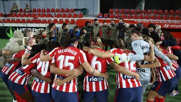 Jugadoras del Atlético de Madrid.