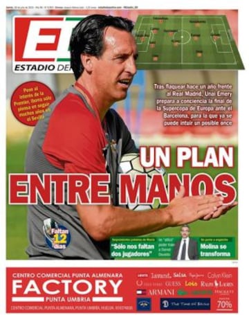 Portadas de la prensa deportiva