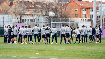 El Real Valladolid, concentrado ante uno de los duelos más importantes de la temporada.