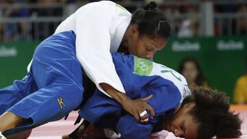 La colombiana Yuri Alvear se impuso en los octavos de final de Judo en la categoría de los 70 kilógramos y se aproxima a los puestos de medalla.