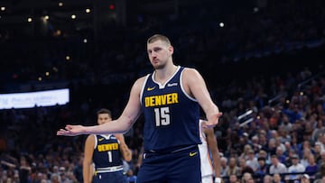 The Denver Nuggets beat the OKC Thunder on Monday and Nikola Jokic had another spectacular game as he outshined MVP candidate Shai Gilgeous-Alexander.