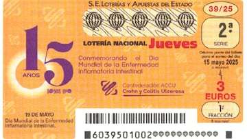 Lotería Nacional: comprobar los resultados del sorteo de hoy, jueves 15 de mayo