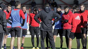 Entrenamiento en Tajonar de Osasuna