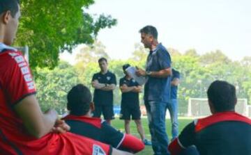 Charla técnica, la última de Osorio con Sao Paulo.