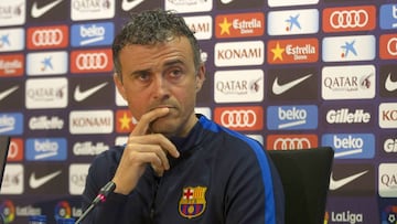 Luis Enrique habló después de anunciar su partida