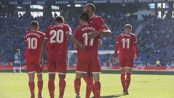 Los goles con que Sevilla venció al Espanyol