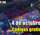 Códigos Free Fire de hoy 4 de octubre de 2021; todas las recompensas gratis