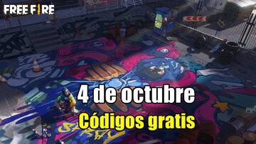 Códigos Free Fire de hoy 4 de octubre de 2021; todas las recompensas gratis