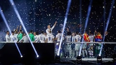 Cristiano canta en el Bernabéu: "¡Balón de Oro, Cristiano!..."