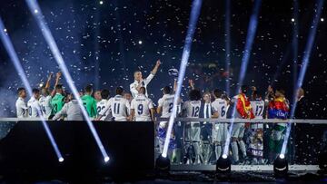 Cristiano canta con el Bernabéu: "¡Balón de Oro, Cristiano!..."