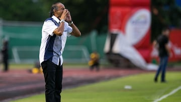 Ra&uacute;l Guti&eacute;rrez durante un partido en M&eacute;xico