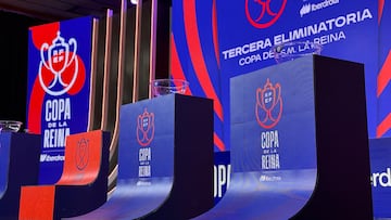 Sorteo tercera ronda de Copa de la Reina de fútbol 2025-2026.