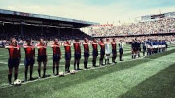 México salió del Estadio Azteca para disputar el partido de cuartos de final del Mundial de México '70 ante Italia.