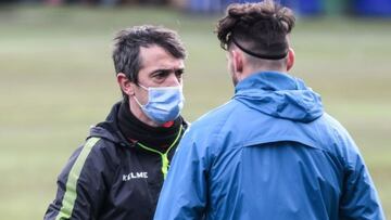 Pacheta en un entrenamiento