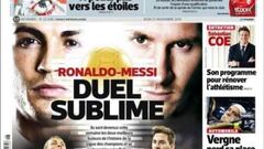 Francia se rinde al gran duelo Cristiano Ronaldo vs. Leo Messi