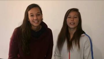 Jugadoras de la Roja celebran que Chile organice la Copa