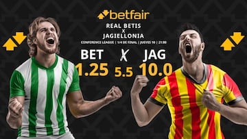 Real Betis Balompié vs. Jagiellonia Białystok: horario, dónde ver, pronósticos y cuadro