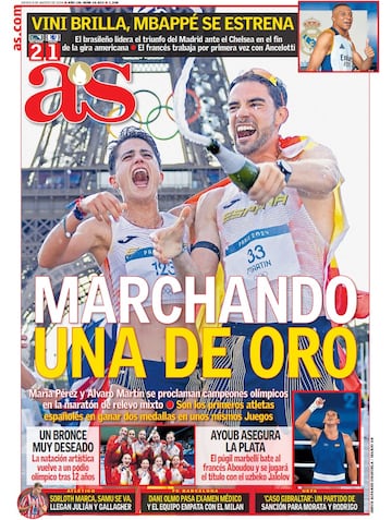 Las portadas de AS de agosto